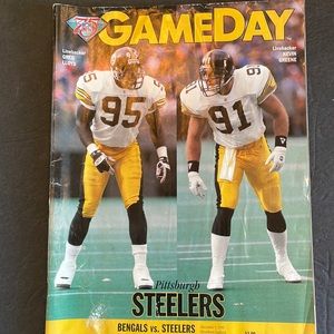 Pittsburgh Steelers versus Cincinnati Bengals December 4, 1994 game day magazine